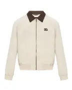 Dolce&Gabbana Куртка-бомбер із льону та шовку - Артикул: G9BODZ-FUTAZ