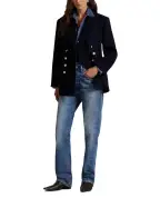 Polo Ralph Lauren Двобортний вовняний блейзер Melton - Артикул: 211971388001