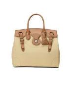 Ralph Lauren Collection Сумка из холста и кожи Soft Ricky 33 - Артикул: 435968259001