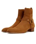 Saint Laurent Замшевые ботинки - Артикул: 443190-BPN00