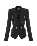 Balmain Жакет Grain de Poudre із вовни - Артикул: GF1SI505WC09