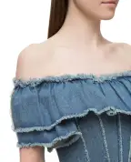Dolce&Gabbana Джинсовый топ - Артикул: F73G3D-G897L