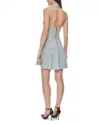 Balmain Сукня А-силуету з фактурного трикотажу - Артикул: FF1R5383KI83