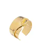 Completedworks Позолочений браслет-манжет - Артикул: R2218-gold