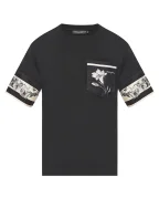 Dolce&Gabbana Футболка з бавовни та шовку з принтом - Артикул: G8SB2T-G7PZJ