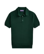 Ralph Lauren Purple Label Бавовняний светр з короткими рукавами - Артикул: 790957779001