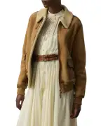 Ralph Lauren Collection Дубленка Morrison из замши и овчины - Артикул: 290P01983001