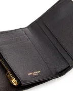Saint Laurent Кожаный кошелек - Артикул: 403943-BOW01