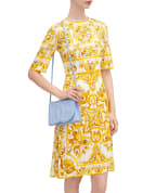 Dolce&Gabbana Кожаная сумка DG Logo Small - Артикул: BB7287-AW576