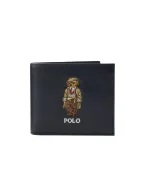 Polo Ralph Lauren Подарочный набор кошелёк и брелок Polo Bear из кожи - Артикул: 405P04858001