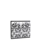 Dolce&Gabbana Шкіряний портмоне з принтом Majolica - Артикул: BP3102-AN719