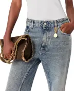 Stella McCartney Джинсы-клеш с винтажной обработкой - Артикул: 6D04623SQH51