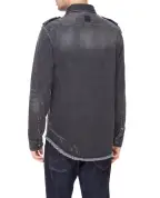 Balmain Джинсовая рубашка - Артикул: XH1HC030DB92