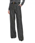 Dolce&Gabbana Брюки из шерсти с шевронным узором - Артикул: FTC31T-FCBAJ