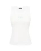 Balmain Свободная майка с принтом - Артикул: GF1EB075BD40