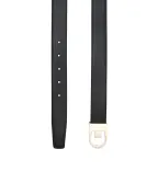 Saint Laurent Двосторонній шкіряний ремінь - Артикул: 828728-AAEWG
