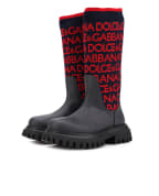 Dolce&Gabbana Дитячі шкіряні чоботи - Артикул: D11255-AQ590-M