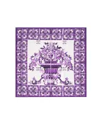 Dolce&Gabbana Платок из шелка с принтом майолики - Артикул: FN090R-GDAOZ