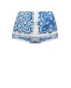 Dolce&Gabbana Шелковые трусики от купальника - Артикул: FTADVT-FPAIV