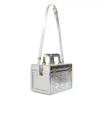 Balmain Кожаный чемодан Vanity - Артикул: WN0JR694LSPC