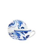 Dolce&Gabbana Чайна чашка з блюдцем з порцеляни - Артикул: TC0102-TCA40