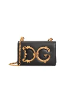 Dolce&Gabbana Кожаная сумка DG Girls Medium - Артикул: BB6498-AZ801
