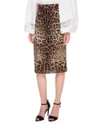 Dolce&Gabbana Шелковая юбка - Артикул: F4BMQT-FSADD