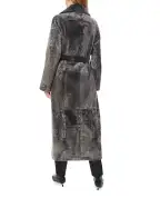 Yves Salomon Шуба двобортна з овчини - Артикул: 25WYM64230MELA