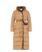 Yves Salomon Пальто длинное из шерсти и меха норки - Артикул: 26WYM02025WO2W