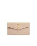 Saint Laurent Кожаный клатч Uptown - Артикул: 565739-1GF0J