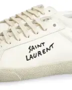 Saint Laurent Сникеры Court Classic - Артикул: 610648-GUP10