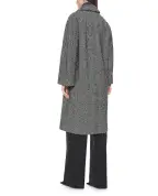 Dolce&Gabbana Довге пальто з вовни з шевронним візерунком - Артикул: F0W4JT-FCZAJ