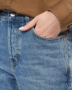 Saint Laurent Джинсы NICO с эффектом потертости - Артикул: 782393-Y11CH