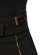 Balmain Эластичные брюки с поясом - Артикул: GF1PL024JL05