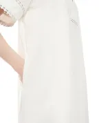 Yves Salomon Сукня зі шкіряними деталями - Артикул: 26EYR03740COAP