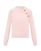 Balmain Джемпер з вовни та кашеміру - Артикул: GF1KA130KI87