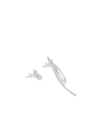 Completedworks Серьги из переработанного серебра - Артикул: V001-silver
