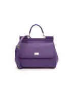 Dolce&Gabbana Шкіряна сумка Sicily Large - Артикул: BB6002-B1001