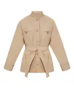 Yves Salomon Куртка-сафарі з поясом - Артикул: 26EYV04372COSA