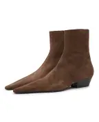 Saint Laurent Ботильйони JILL з телячої замші - Артикул: 850121-27D00