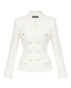 Dolce&Gabbana Двобортний твідовий піджак із вовни - Артикул: F27ACT-FUBGC