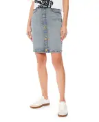 Balmain Джинсова спідниця - Артикул: FF0LC267DF97