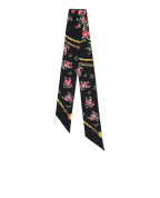 Dolce&Gabbana Пов'язка з шовку з квітковим принтом - Артикул: FS215A-GDDLN