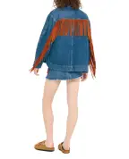 Alanui Джинсова сорочка - Артикул: LWYD004R26DEN0014764