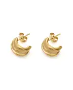 Completedworks Сережки з переробленого атласного золота з позолотою - Артикул: R2224-gold