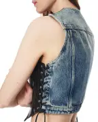 Stella McCartney Жилет укороченный - Артикул: 6D04553SQH48