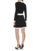 Balmain В'язана міні-сукня - Артикул: FF1R9858KI64