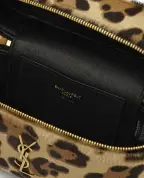 Saint Laurent Сумка GABY зі шкіри з ворсом поні - Артикул: 798098-AAE6T