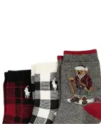 Polo Ralph Lauren Детские носки Polo Bear (3 пары) - Артикул: 441P03158001