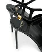 Balmain Босоножки из лакированной кожи Sync - Артикул: FN1UH154LPAT